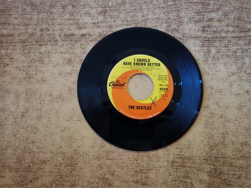 1960s VERY GOOD++ Beatles A Hard Day's Night/I SHOULD HAVE KNOWN BETTER 5222 45