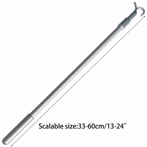 Aluminum Alloy Curtain Rod Multipurpose Bathroom Window Door Curtain - Picture 7 of 7