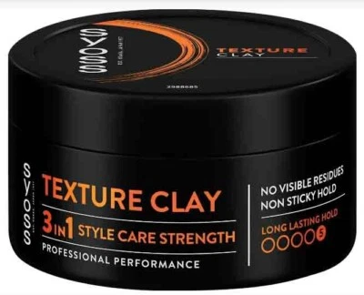 SYOSS TEXTURE CLAY MATT gel argilla capelli modellante fissante extra forte