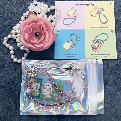 String ting London Love Cloud Sunrise Wristlet Phone Strap