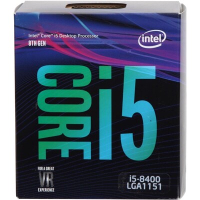 Intel Core i5-8400 Coffee Lake Core 4.00 GHz LGA 1151 65W Processor - Brand New
