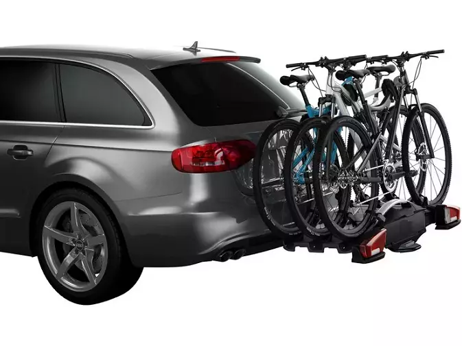 VeloCompact 3 4 bike 13 pin Towbar Mounted Bike Rack eBay