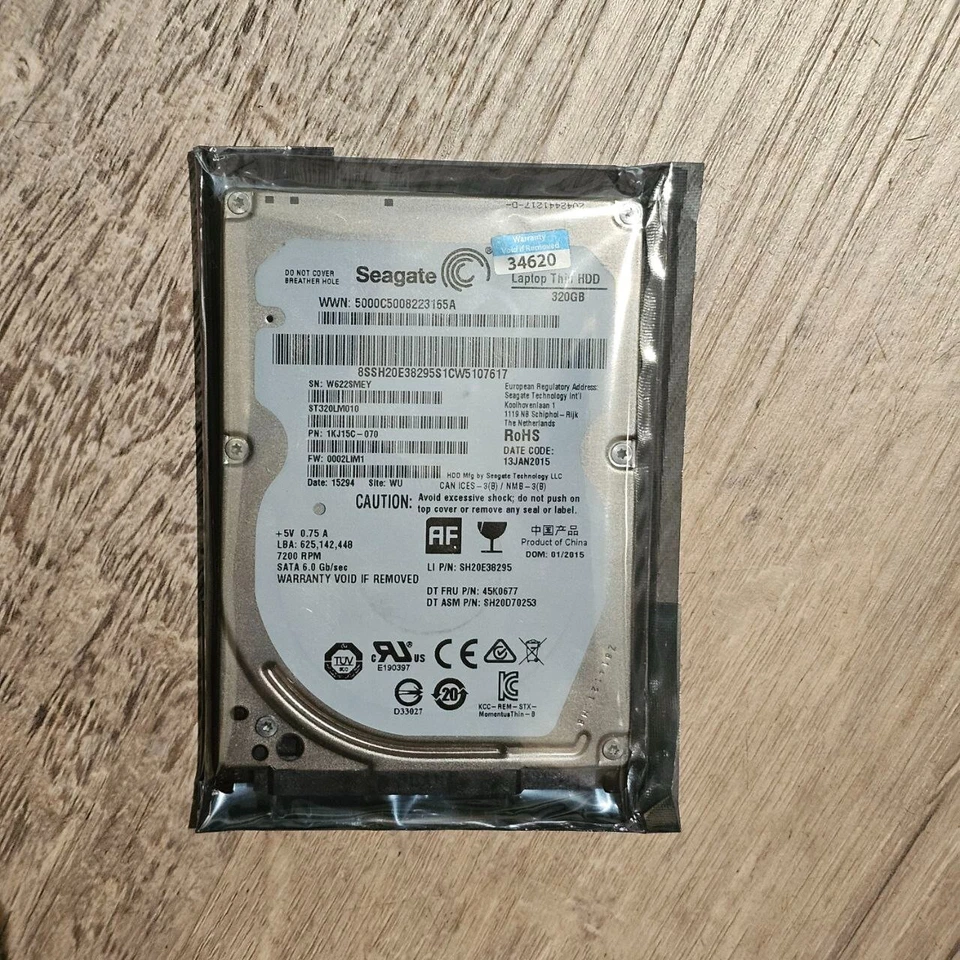 NEW Original SEAGATE St320lm010 320Gb 7200Rpm 16Mb Cache Sata. NEW 6.0Gb/sec - Image 2 of 4