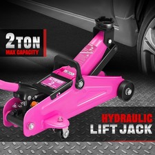 2 Ton 3000 Lbs Steel Low Profile Hydraulic Trolley Service Floor Jack Purple