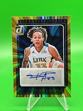 2025 Donruss WNBA Seimone Augustus #SS-SA Sig Series Gold Frame Auto /10 Lynx