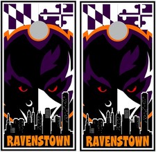ravens 329 cornhole board vinyl wraps