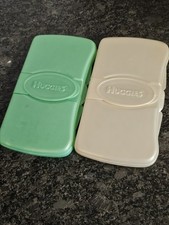 Huggies Travel Wipes Container Vtg Baby Care Wipies Storage Easy 2000s Y2k