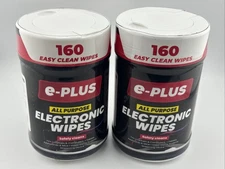2 E-Plus for Electronics 160 Count Screen & Surface Cleaning Wipes LCD - Plasma