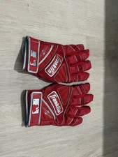 Pro Stock Game Used Portland Sea Dogs Franklin Batting Gloves