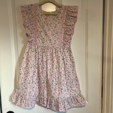 American Girl Love Shack Fancy Dress Pink Floral Print Size 10