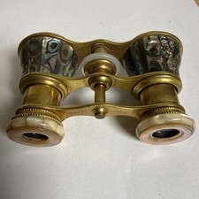 LeMaire FI Paris Vintage Opera Glasses Mother of Pearl 1850--1900 Era