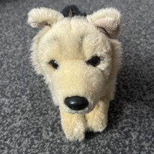 Leosco Austria Alsatian Dog Plush Very Good Condition Lieing Down Dog