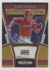 2020 Panini Prizm Draft Picks Thunderstruck Gold 5/10 Hayden Cantrelle #TH-6 1l2