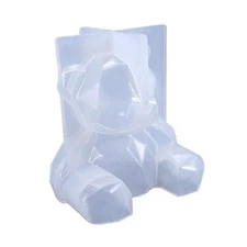 3D Teddy Bear Silicone Mould Epoxy Resin DIY Craft Making for DIY Nail Jewellery