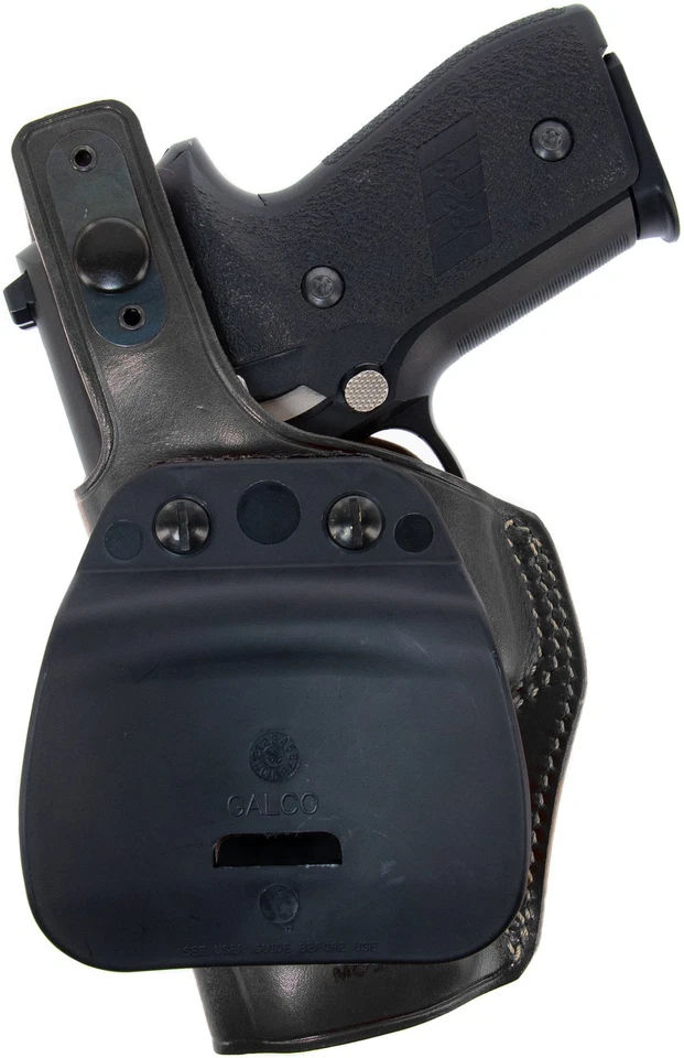 Galco PLE Unlined Paddle Leather Holster, Kimber 1911 4in/Colt 1911 4.: PLE267B - Image 2 of 4