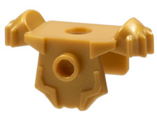 Lego Pearl Gold Minifigure Minifigure Armor Breastplate, Shoulder Pads inv.565