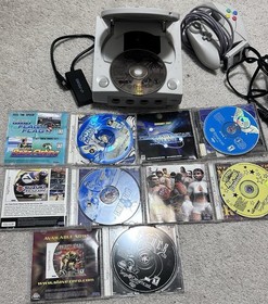 Sega Dreamcast Sonic Adventure Grandia 2 Skies Of Arcadia Cable VMU 6 Game Con X