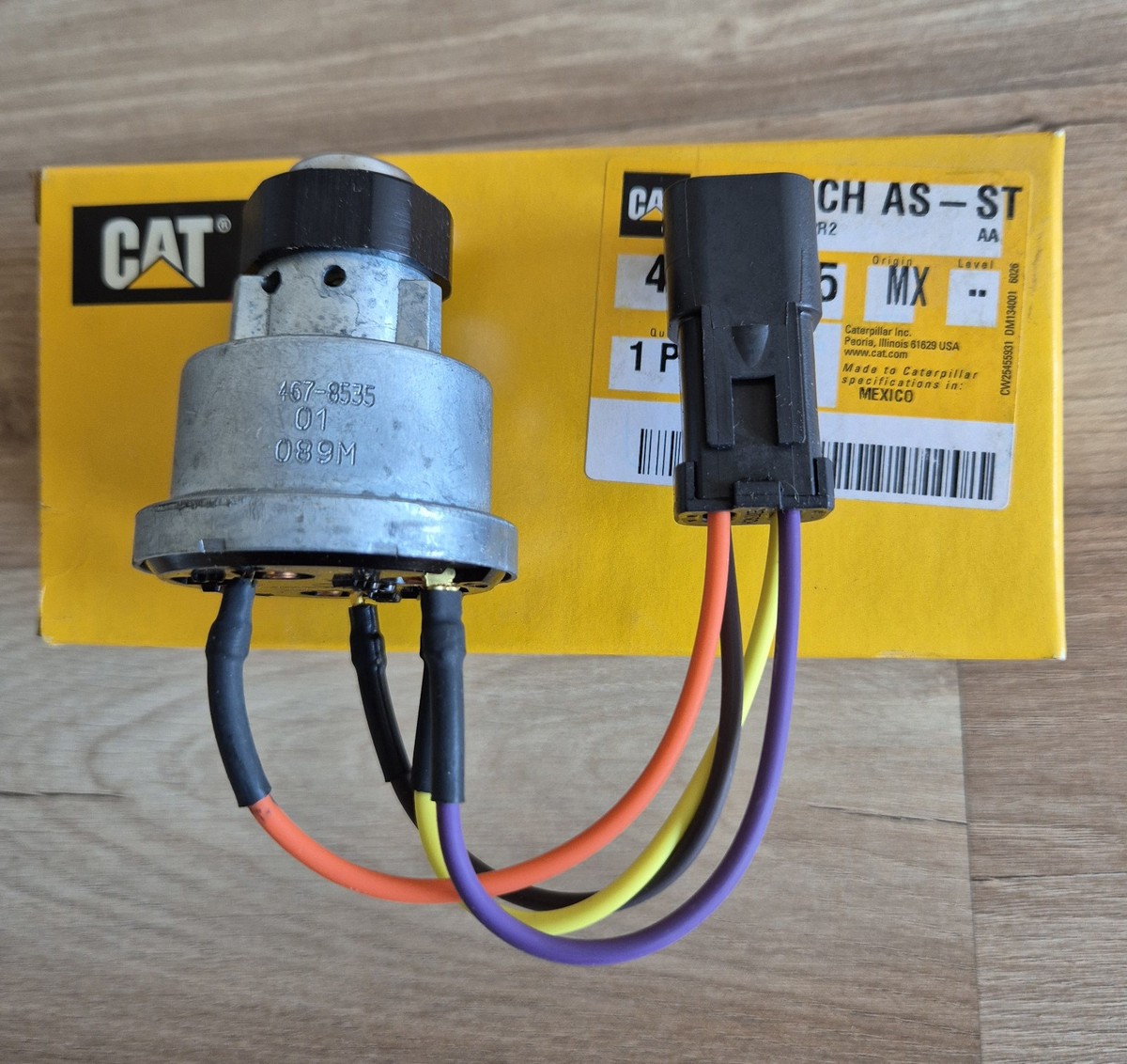 Genuine CAT Caterpillar 467-8535 4678534 Igniton Switch | eBay UK
