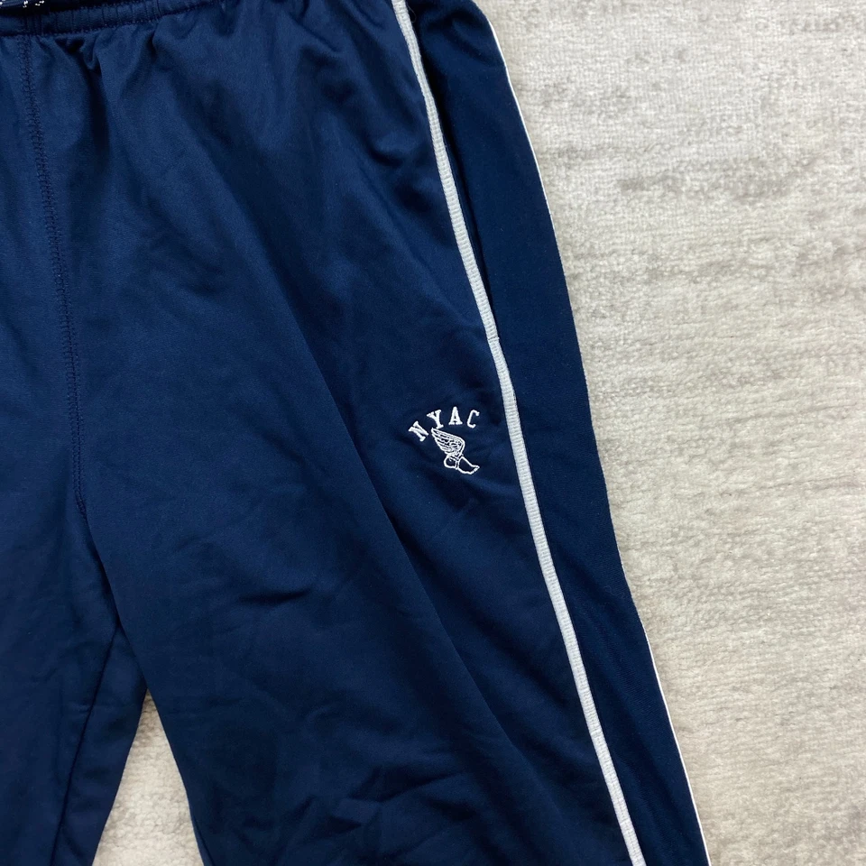 Pantalones deportivos de colección Adidas NYAC extra grandes azules blancos jogger atletismo 32x34 años 90 Foto 3 de 4