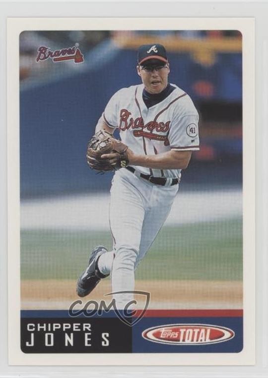 2002 Topps Total Team Checklists Chipper Jones #TTC3 HOF 1cl0