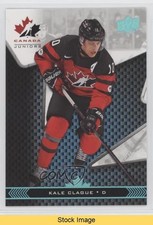 2018 Upper Deck Team Canada Juniors Blue Kale Clague #10 READ 0w6