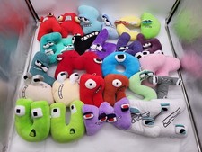 Alphabet Lore Plush Lot: A B C D E F G L M O P Q R S T U W Z