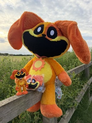   Seltene Poppy Playtime XL Plüschtier und DogDay Zubehör Tasche Clip Figur  
