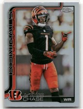 2025 Topps Chrome JaMarr Chase Refractor #58 Cincinnati Bengals