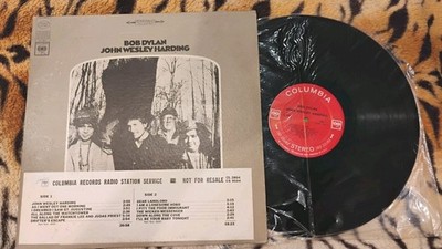 BOB DYLAN ''JOHN WESLEY HARDING'' Stereo Sealed Inner Bag & Timing Strip & STAMPED