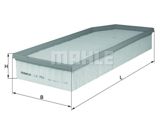 Mahle Knecht Luftfilter FüR Mercedes C Klasse W203 S203 CLK E Klasse W210 S210-image