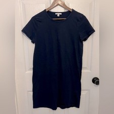 J. CREW Mercantile Women's Navy Blue Short Sleeve T-Shirt Dress Size M