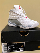 Jordan 13 Retro TD White/Gray/Red Toddler Sneaker 9C DJ3004-160