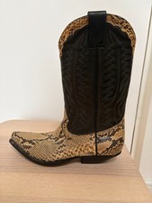 Stivali western in vero pitone – Made by Mexicana – taglia 42