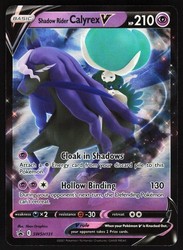 Shadow Rider Calyrex V SWSH131 Black Star Promo