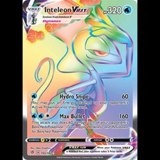 Inteleon Vmax 195/192 Rebel Clash Rainbow Secret Rare Pokemon NM on eBay