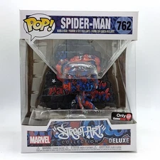 Funko Pop! Deluxe Spider-Man 762 GameStop Exclusive Street Art Marvel Comics