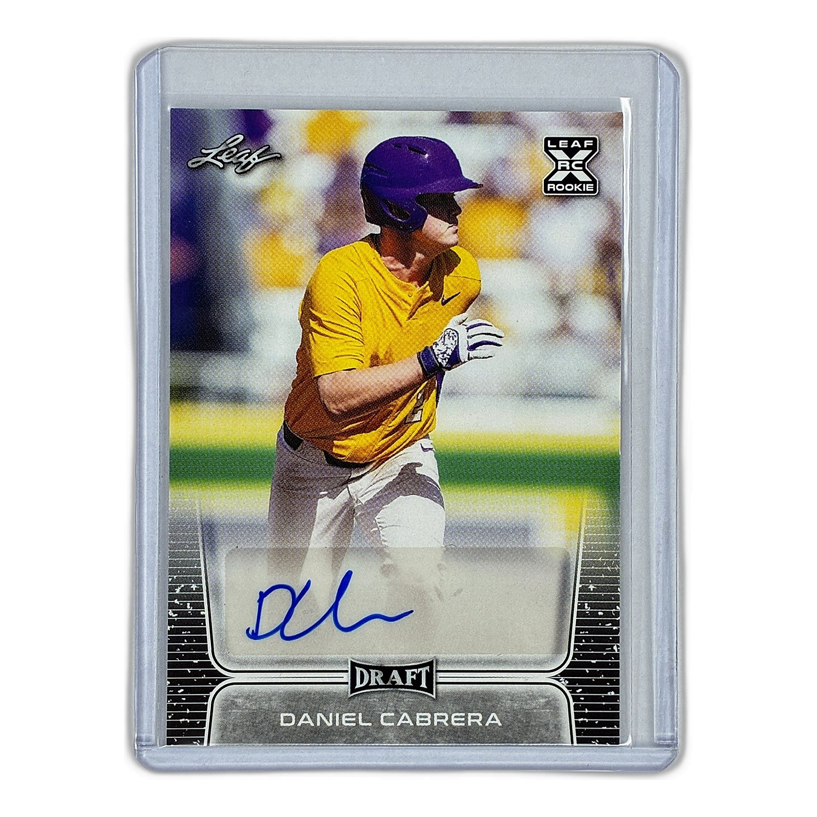 Daniel Cabrera Retail Autographs 2020 Leaf Draft #BA-DC3