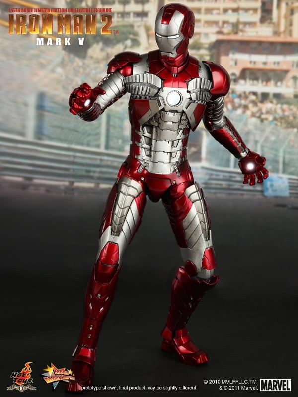 Hot Toys MMS145 Iron Man 2 Mark V Action Figure for sale online | eBay