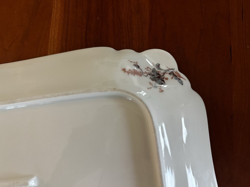 Antique Haviland Limoges Schleiger 685J 12.5” Serving Platter France Rectangle - Picture 11 of 14