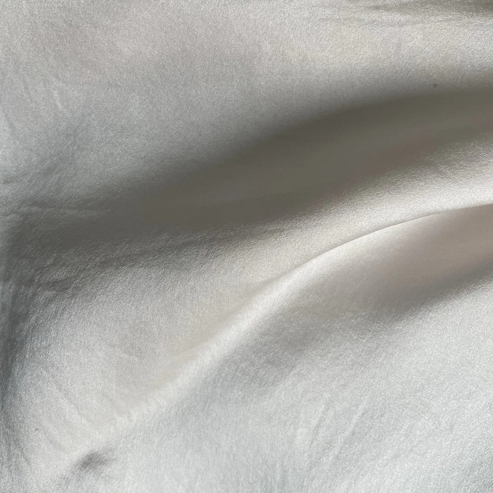 Vestido sin tirantes vintage 100 % seda rosa pálido con volantes correas ajustables talla grande Foto 4 de 4