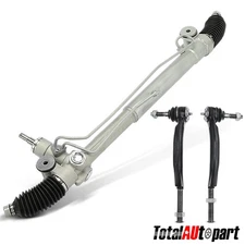 3x Power Steering Rack &Pinion & Tie Rod End Kit for Chevy Trailblazer GMC Front