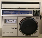 Sony CFM-25 AM/FM Cassette-Corder 2 Way Speaker Vintage Japan Made Boombox