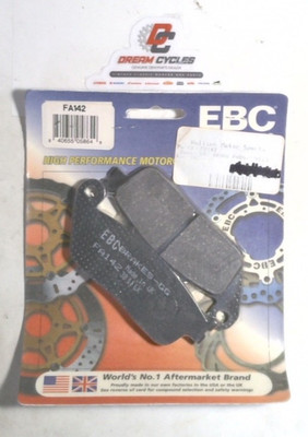EBC YAMAHA TRIUMPH SUZUKI KAWASAKI Organic Front Brake Pads FA142 NEW SEE CHART