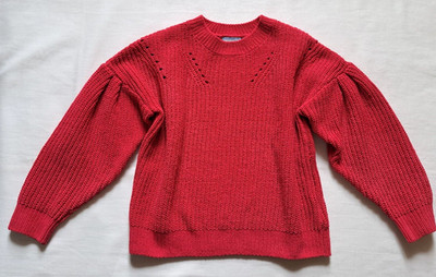 Pepperts Mädchen Pullover Gr.122/128 Polyester 100% dicht rosa Rund wie NEU