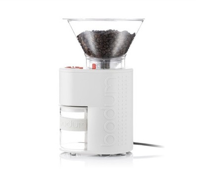 Bodum elektrische Kaffeemühle Bistro cremeweiß
