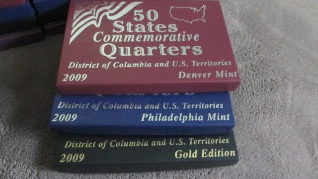 50 states commemorative sets 1999-2008 P-D-Gold- Platinum 43 set LOT - Image 3 of 3