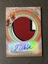 Jordan Walsh Auto Jumbo Relic /25 Orange 2022-23 Bowman U Inception Arkansas