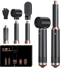 5-in-1 Blow Hair Dryer Brush Air Styler Complete Set New