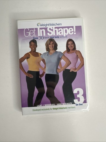 Get In Shape! - Weight Watchers Three 30 Min Total Body Workouts (DVD) New