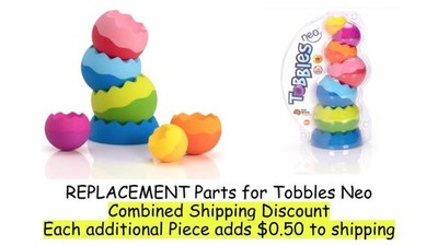 Fat Brain Toy Tobbles Neo Stackable Balance Toy Tower REPLACEMENT pieces U-Pick